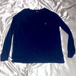 Long sleeve polo shirt